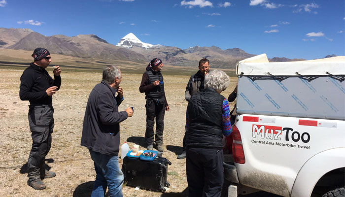 Food during Mount Kailash trek